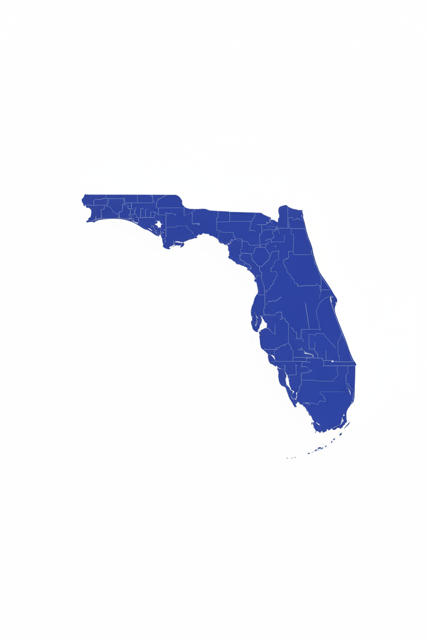 Florida service area map